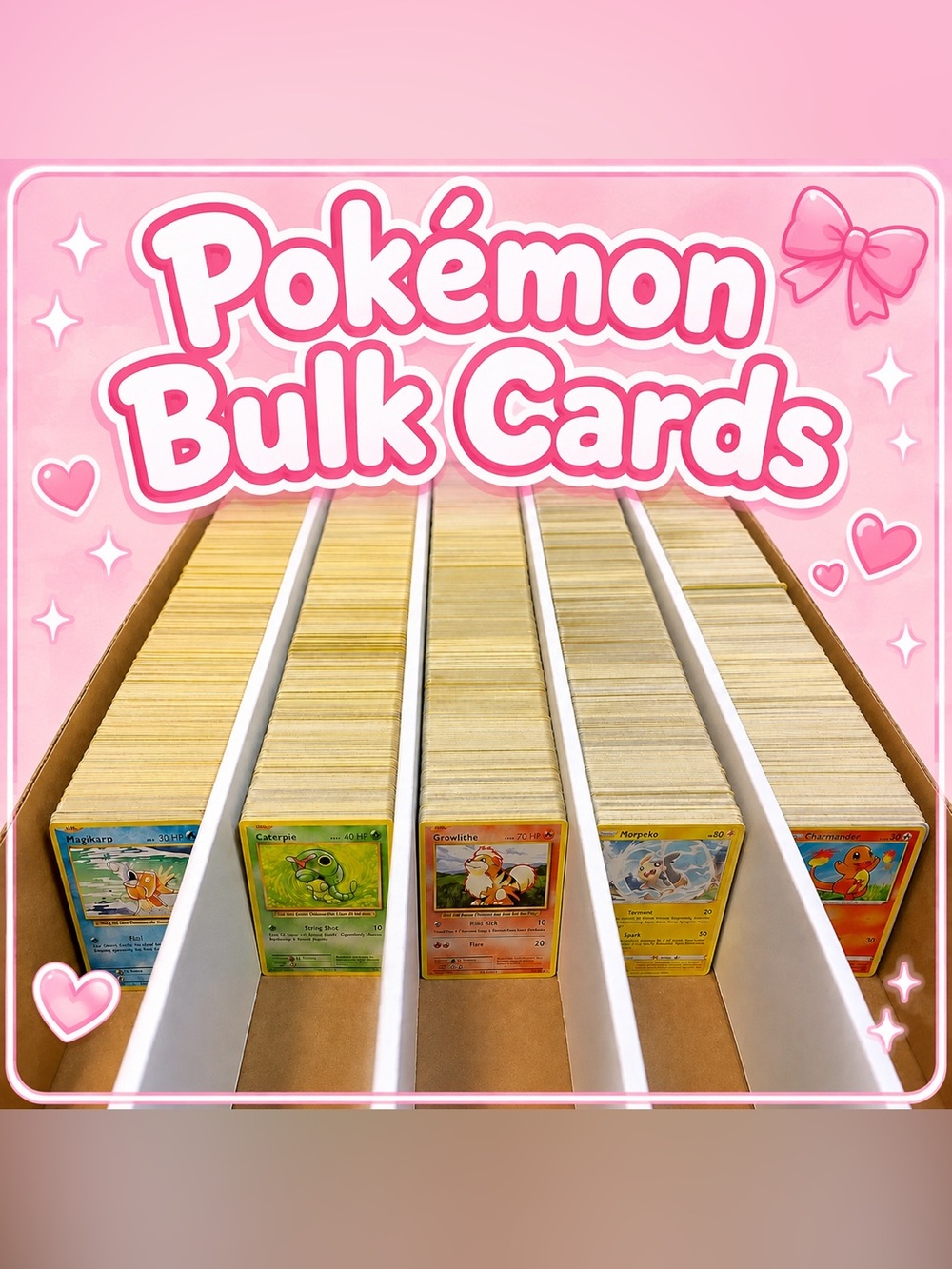 1000+ Uncommon/Common Pokemon Bulk Card Lot